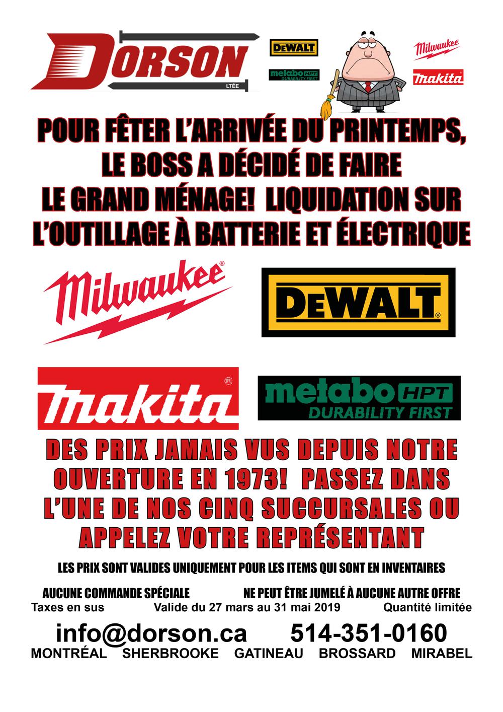 Liquidation avril 2019